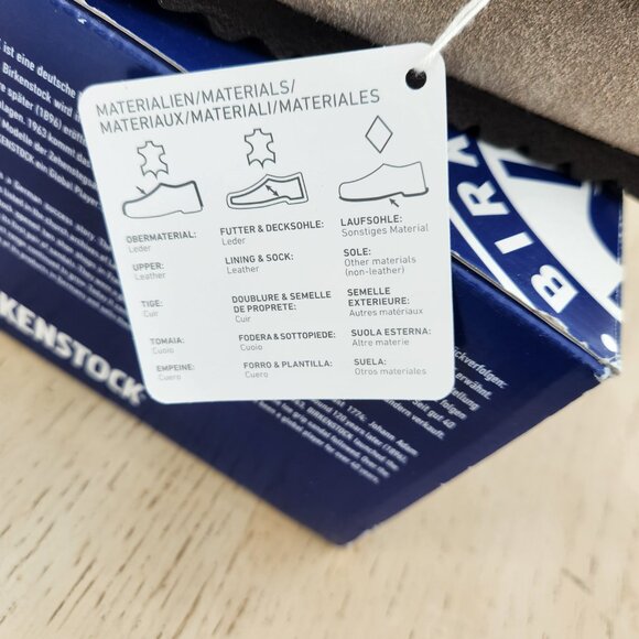 Birkenstock Arizona Suede Leather Sandal - Taupe, Size EU: 37 (US: 6-6.5) NWT - Picture 10 of 10